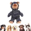 Squeaky Plush Bear Toy Indestructible Bear Dog Toy for Aggressive Chewers Stuffed