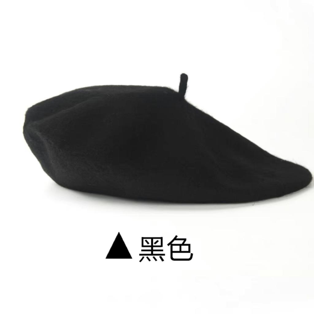 Autumn Winter French Beret Wool Pumpkin hats for women Ladies Female Outdoor Thick Warm Artist Caps Gifts