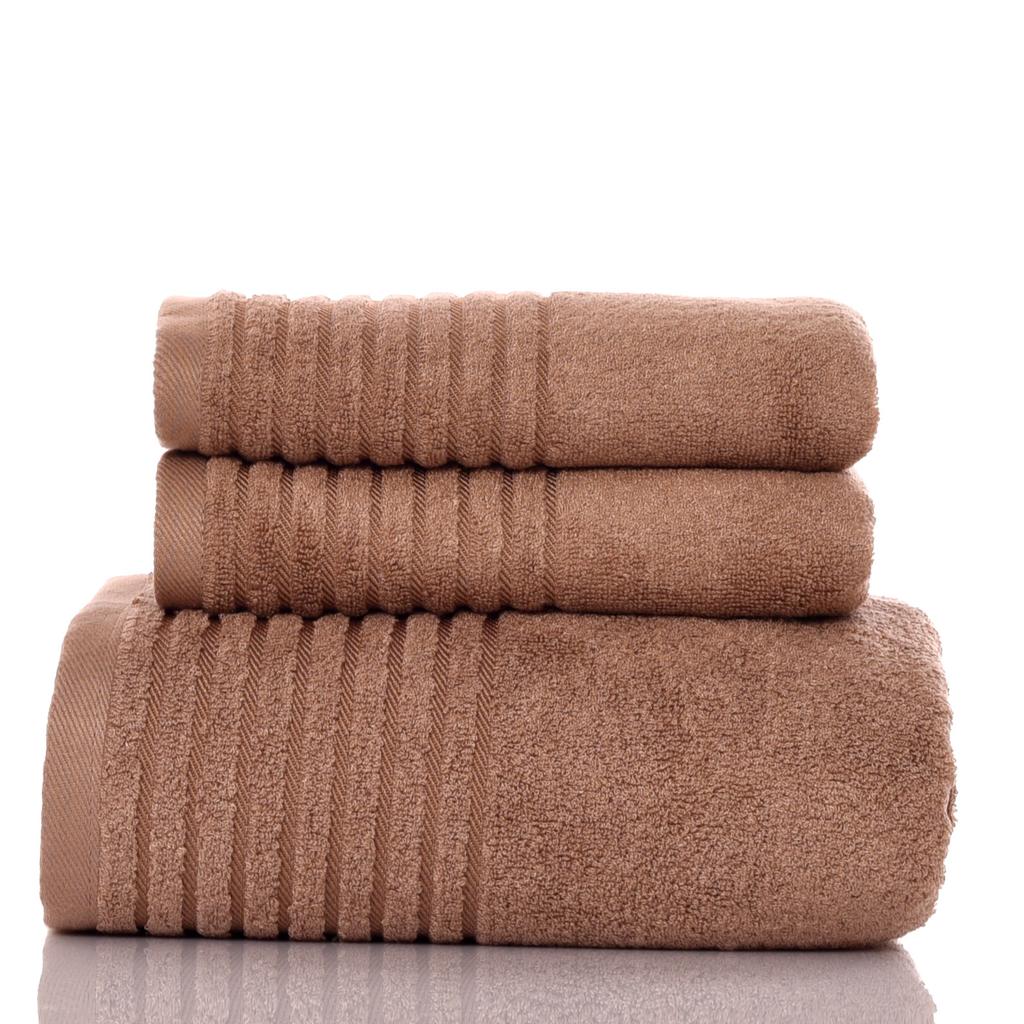 Plain bamboo fiber bath towel 480g thickened adult soft couple beach towel