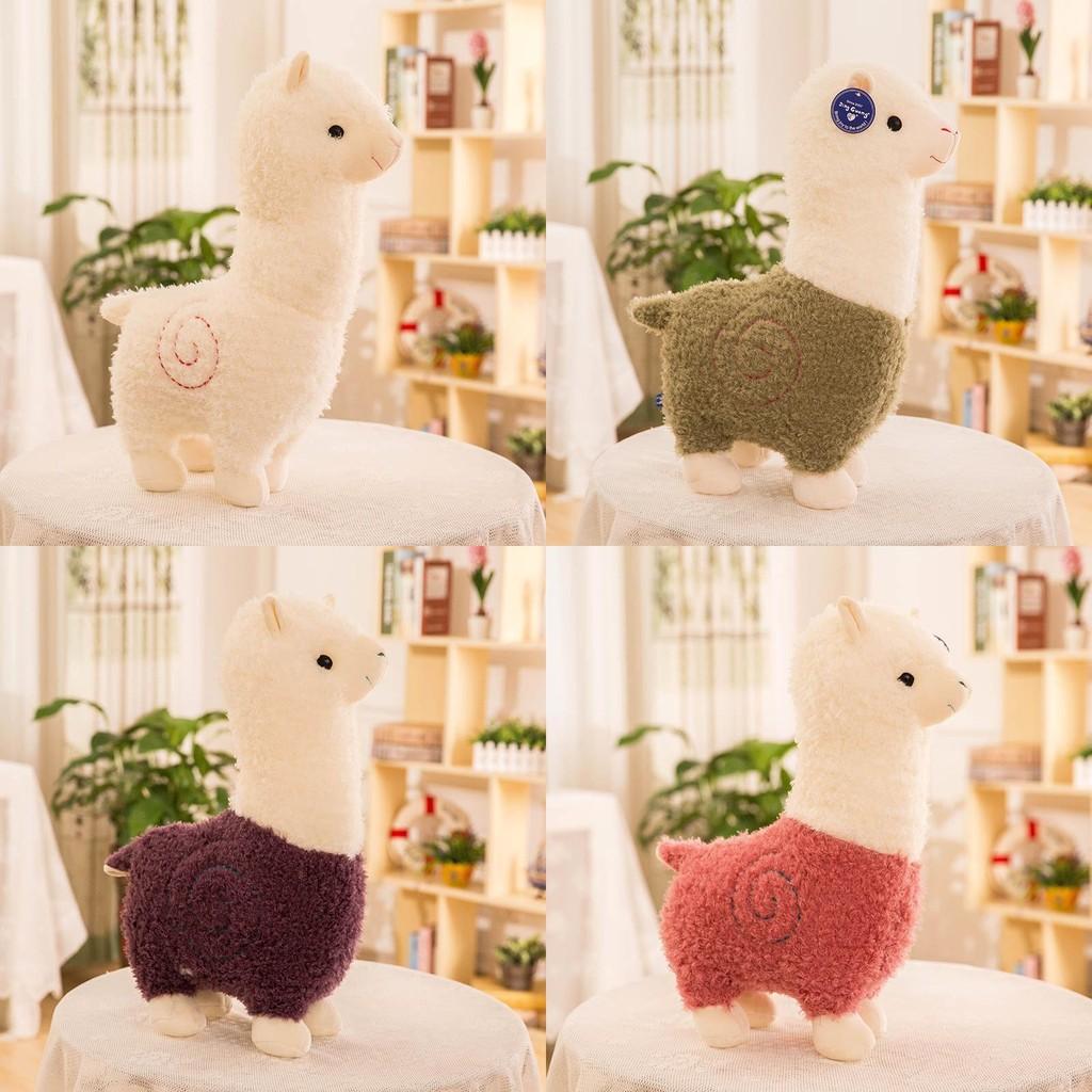 Simulation Alpaka Tier Cartoon Plüschpuppe Kinder Geburtstagsgeschenk Heimdekoration