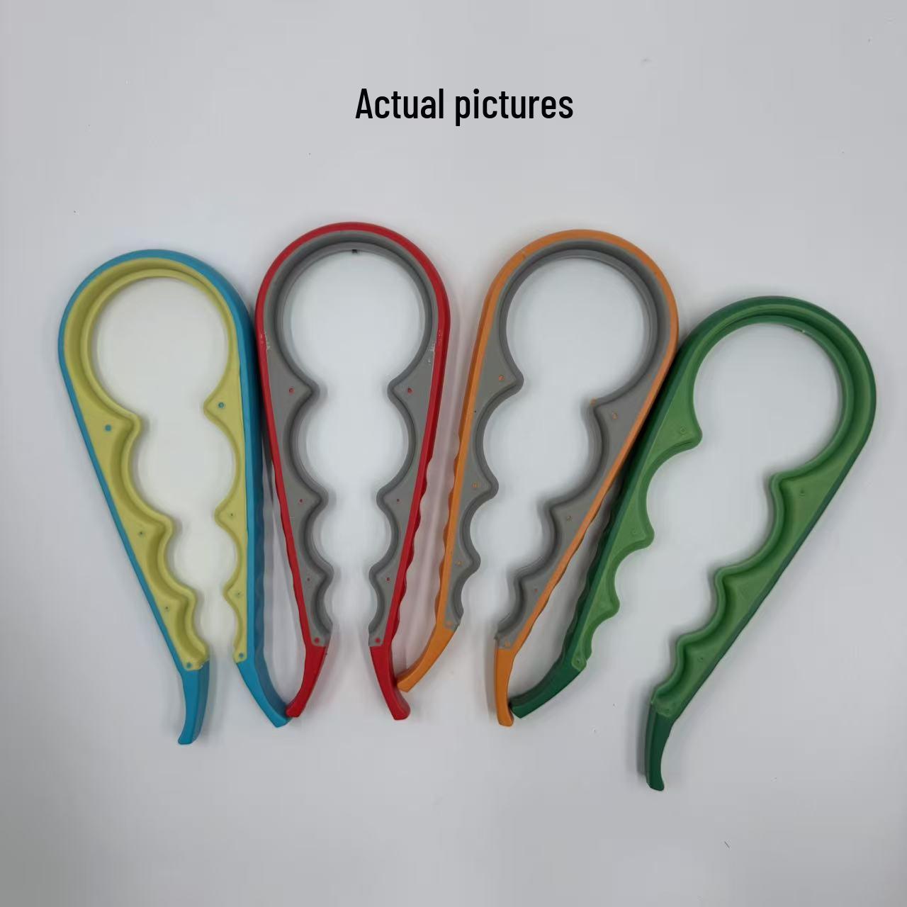 4-in-1 Non-slip Can & Bottle Opener: Multifunctional, Labor-saving Kitchen Tool синий