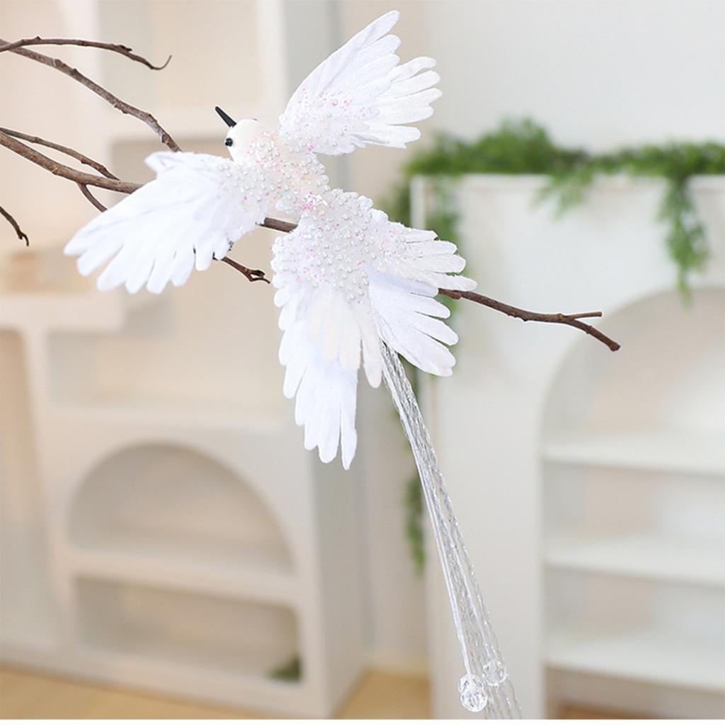 Simulated HummingbirdChristmas Tree Decoration, Christmas Ornaments, Scene Arrangement, And Bird Pendants