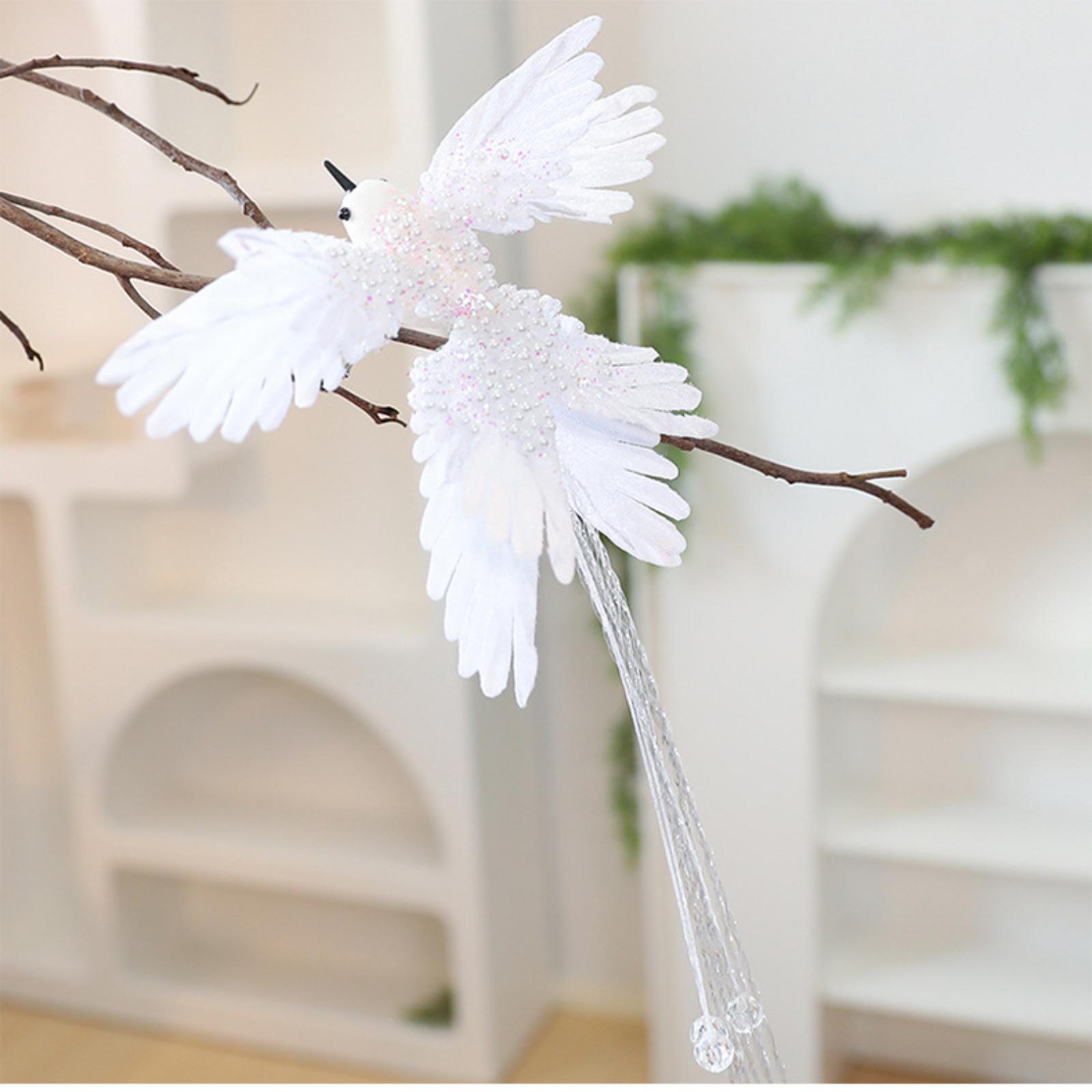 

Simulated HummingbirdChristmas Tree Decoration, Christmas Ornaments, Scene Arrangement, And Bird Pendants One Size белый