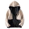 Fleece Thick Men Hooded Sweatshirts Men Jackets Streetwear Hoodies Big Tall Men Jackets Coat 