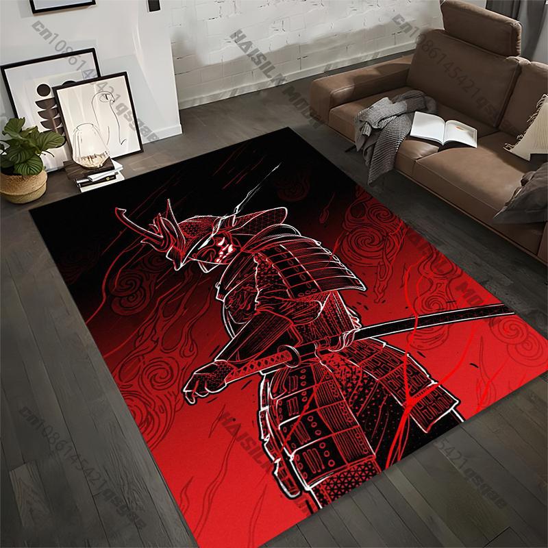 15 Size Samurai Spirits Large Carpet Living Room Home Decor Sofa Table Rug Anti Slip Chair Lounge Floor Mat Carpet for Bedroom