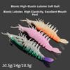 Multi-Joint Design Soft Shrimp Fishing Lure 9.5cm Length Unrigged Hookless Lure  Pesca Tackle Use
