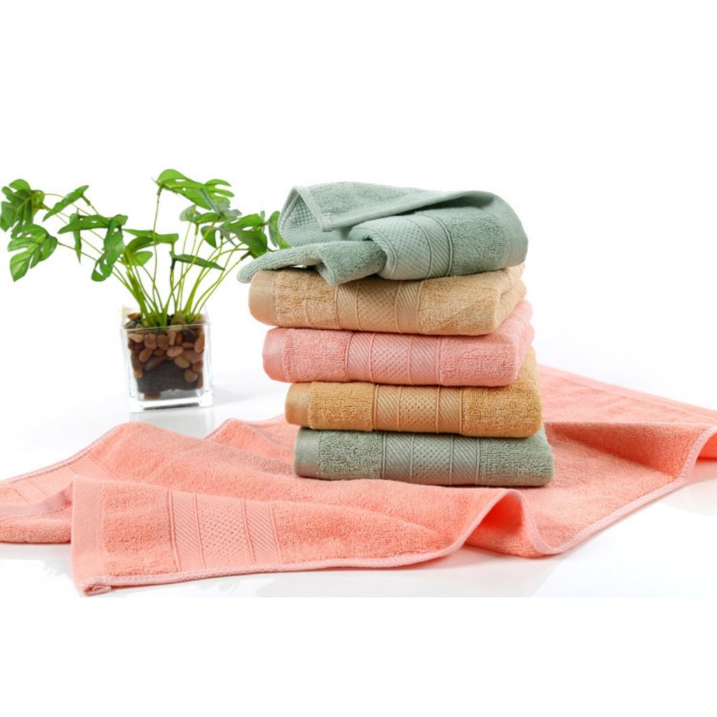 1 Pcs Bamboo Fiber Towel Set with Embroidered Bamboo Pattern, Quick-Dry and Super Soft, Ideal for Home Bathroom Use, Contemporary Style, Space Theme