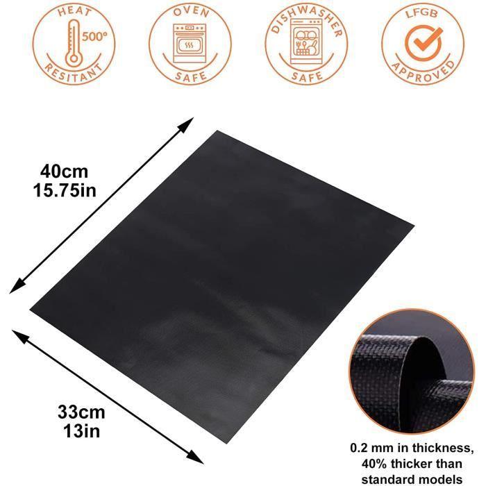Barbecue Cooking Mat Set of 5 Non-stick Bbq Cooking Mats and Reusable Baking Sheets Po