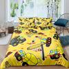 Cartoon Monster Trucks Duvet Cover Exquisite Digital Printing Bedding Set Comforter Bed Youth Home Decor Kids Girl Boys Gift