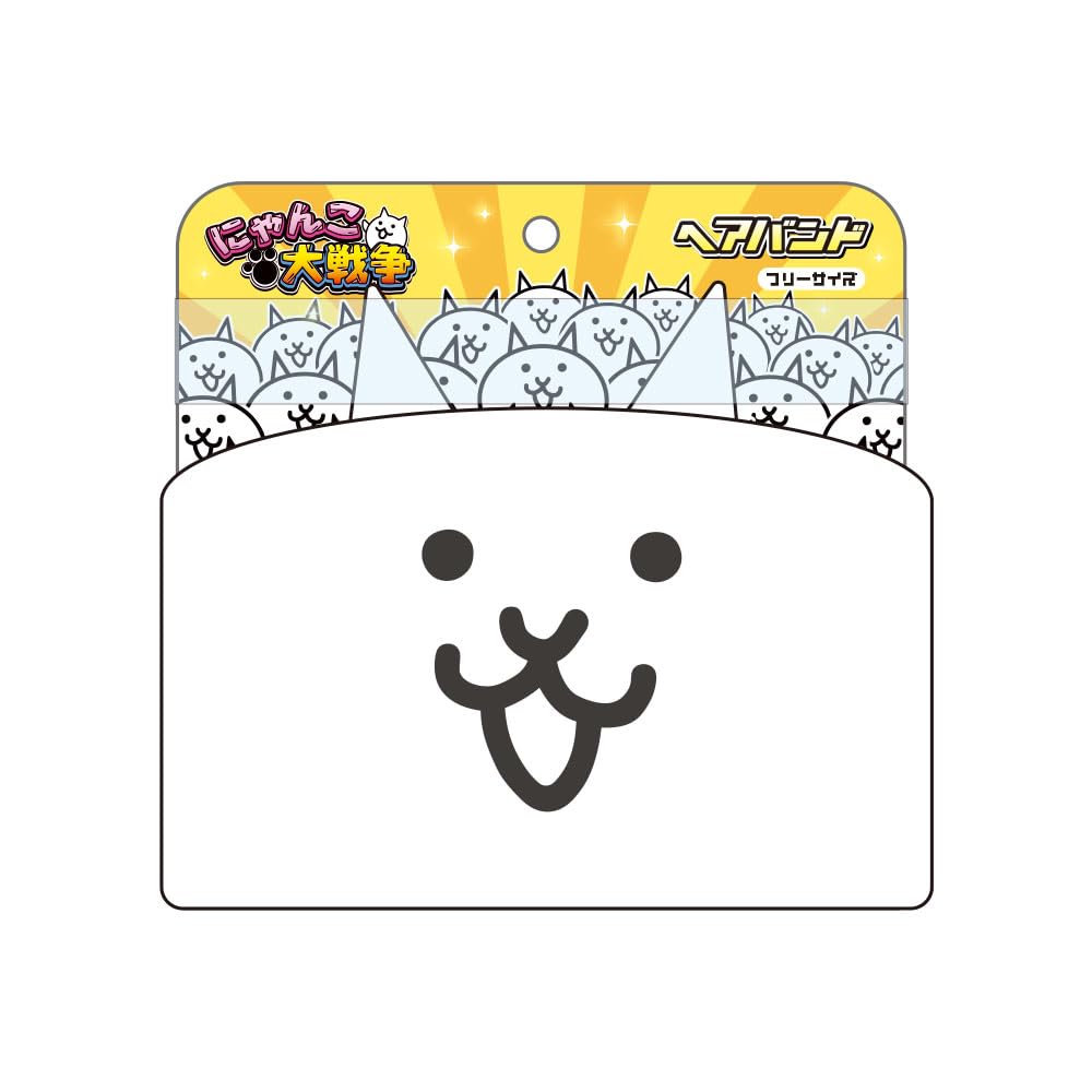 Tees Factory Battle H115 X W235mm "The Cats" Headband, Cat, Approx. (excluding Ears), ND-5548044NK