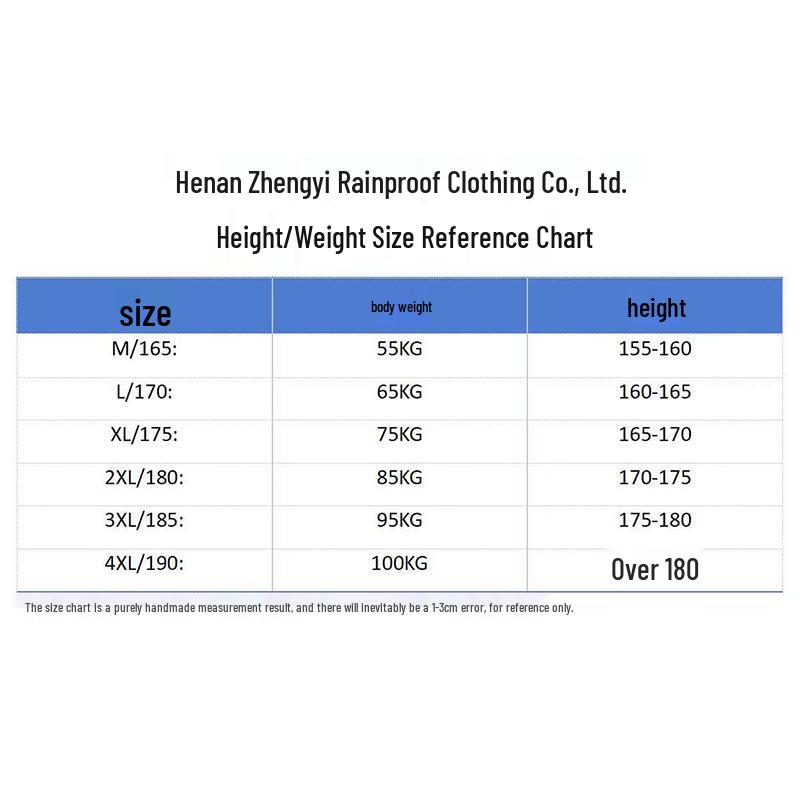 Reflective Raincoat Set for Traffic Duty and Flood Control - Men's Sanitation Labor Protection