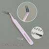 DIY Cluster Punk Silver Black Self-adhesive Glue Free False Eyelashes Segmented Thin Stems Halloween Makeup Girl Lashe Extension