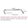 M4-M8 304 Stainless Steel Solid U Shape Pull Handle Welded Cabinet Wardrobe Door Knob Furniture Hardware