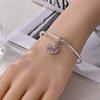 925 Silver Secret Garden Flower Butterfly Charms Pendant For Women Fit Bracelet DIY Birthday Jewelry Gift