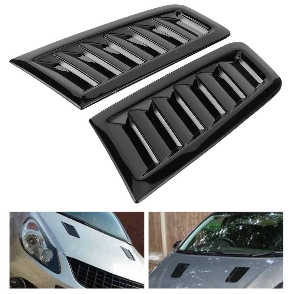 2ks Univerzální ventilační otvory kapoty Vnější díly kapoty motoru pro Focus RS MK2 Style