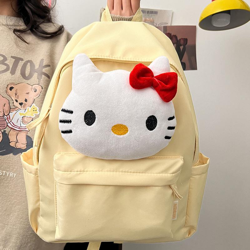 Schoolbag1011 original schoolbag y1k cute childlike kitty soft girl sweet backpack student girl hottie star tide cool