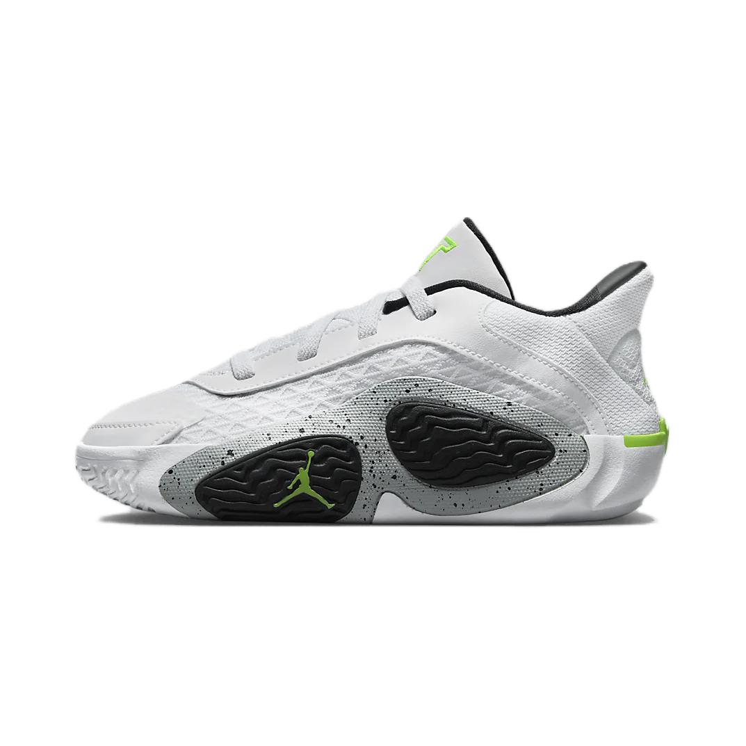 

Детские баскетбольные кроссовки Air Jordan Tatum 2 PS Неоновый Белый Черный Волк Серый Электрический Зеленый FJ6460-100 28