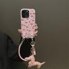 Pink Apple Dachshund Dog Applicable to Apple 16promax Mobile Case iPhone 15 13 14 New Model 11 12