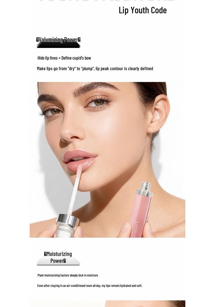 LANSKODI France Lip Repair Essence: Moisturizing, Nourishing, Hydrating Lip Balm 7ml - Reduces Lip Lines
