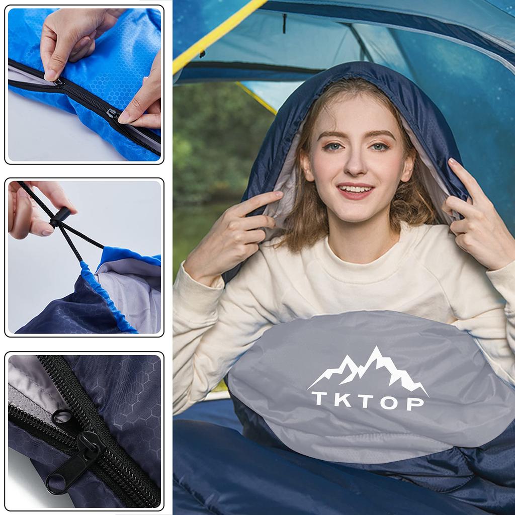 Exclusive TKTOP Sleeping Sleeping In a Disaster Fully Storage Pack 1kg [Amazon Brand] Bag, Envelope-Style, Lightweight, Thermal, Cold-Resistant,