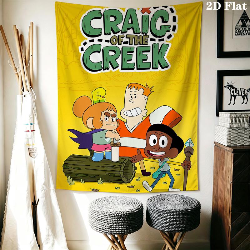 Craig of the Creek Pattern Home Decor Tapestry, Wall Hanging, Decorative RV Wall Cloth.SGT0917022