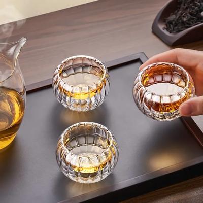 30ml DoubleWallBorosilicate Glass Cups - Heat-Resistant MiniTeacups for Espresso Gongfu Tea Ceremony & Cute Transparent Gift Set