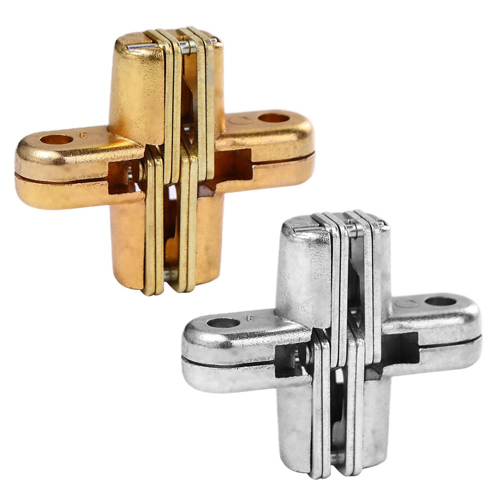 Hidden Folding Heavy Duty Furniture Worktop Oncealed Hardware Tool Door Hinge Hardware Cross Hinge