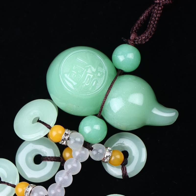 1Pc Chinese Luck Car Accessory Rearview Mirror Pendant Suitable For For Asian Culture Decor & Driving Amulet