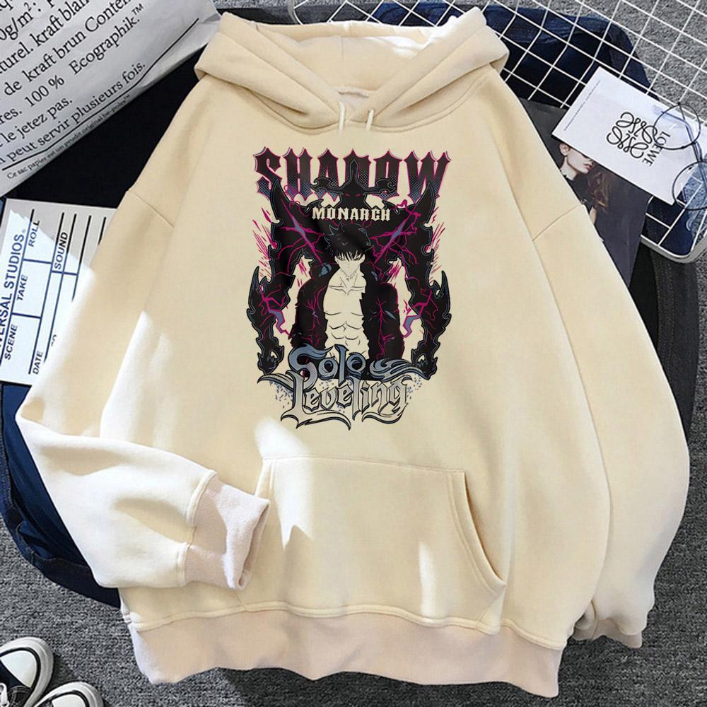 

Sung Jin Woo Print Hooded Anime Solo Leveling Streetwear Men Women Long Sleeve Hoodies Harajuku Loose Casual Pullover Sweatshirt 4XL