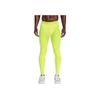 Nike Logo Pattern Elastic Sports Pants Men Pants Fluorescent-Green 646368-702