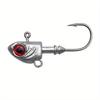 5pcs Swimbait Jig Heads for Freshwater and Saltwater Fishing - Minnow Fish Head Design for Enhanced Attraction and Hooking Power