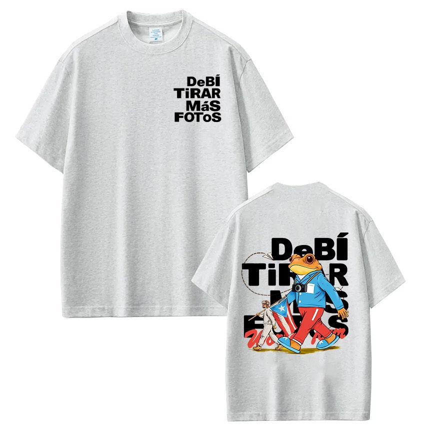 Rapper Bad Bunny T Shirt Debi Tirar Mas Fotos Dtmf Tshirts Unisex Unisex Clothing Fashion Hip Hop Short Sleeve Tshirt Streetwear