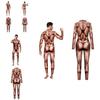 Euro Fantasy Herren Bodybuilding Kostüm mit Polyester Spandex für Tanzshows