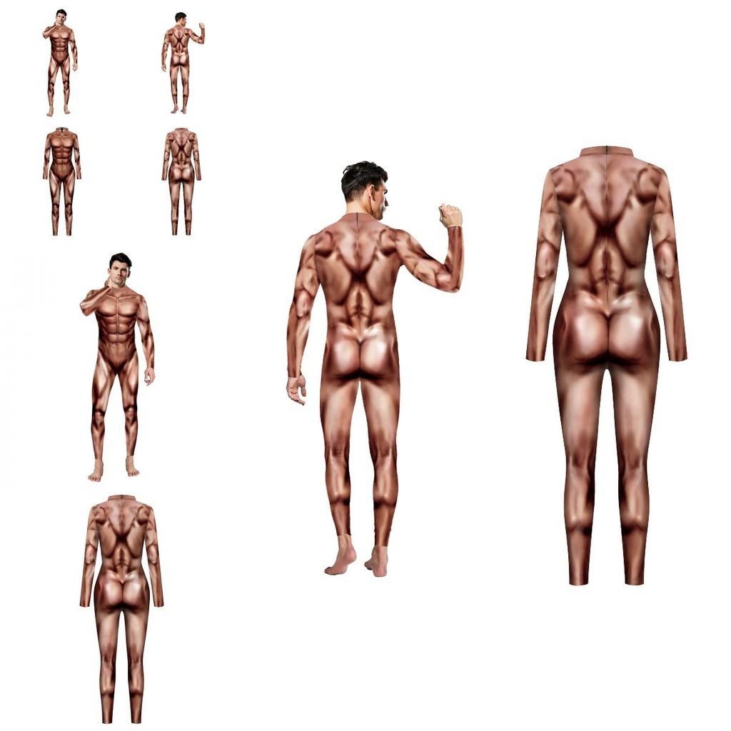 Euro Fantasy Herren Bodybuilding Kostüm mit Polyester Spandex für Tanzshows