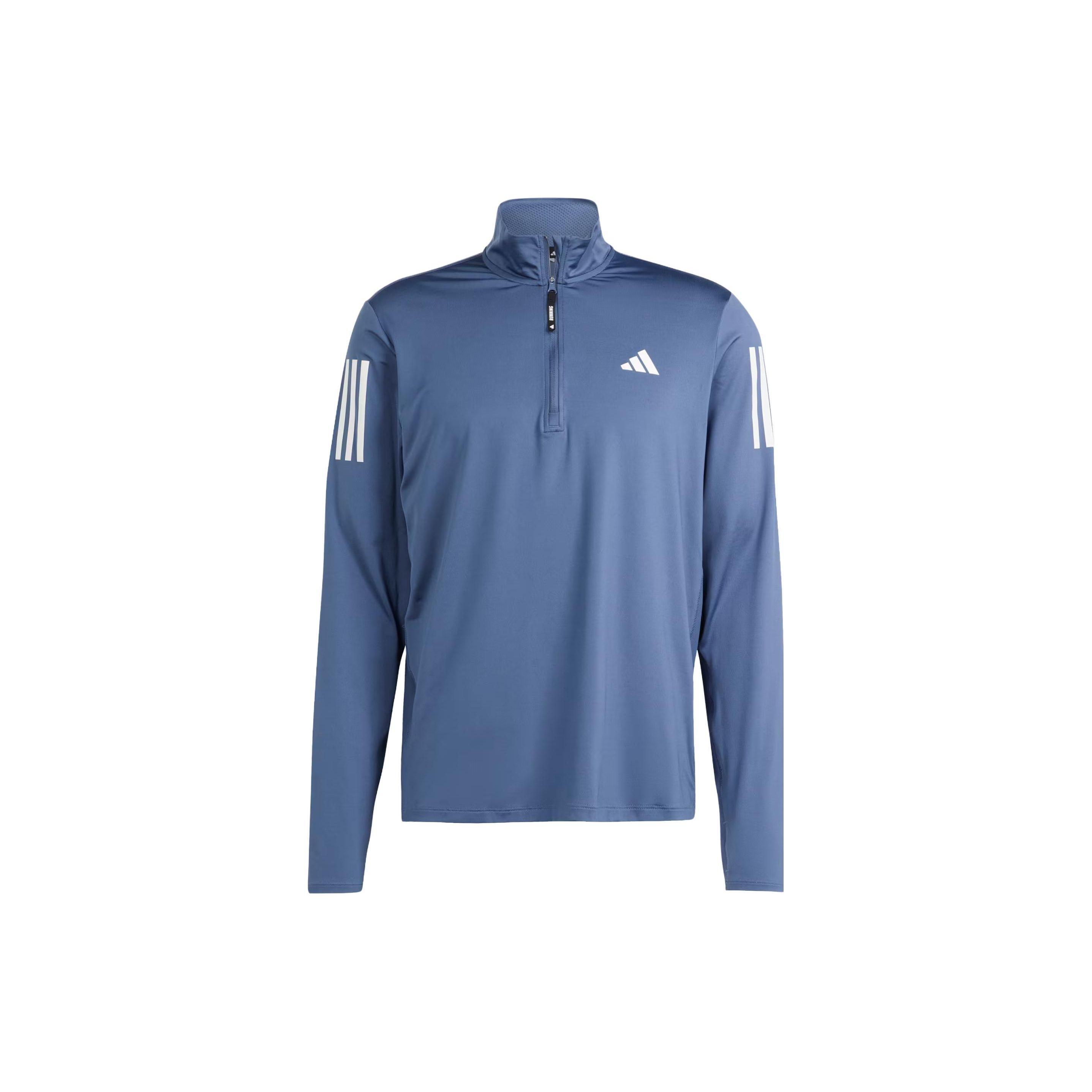 Adidas Own The Run Half-Zip Jacket Retro Sports Jacket Men Jackets Blue IN0453 S