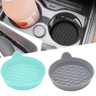 Car Coasters For Cup Holders Non-slip Cup Holder Insert Car Cup Coasters Car Interior Accessories Flexible Car Coasters For