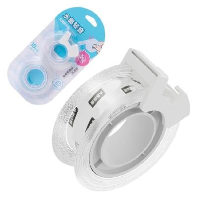 2 Rotoli Nastro da Imballaggio Trasparente Nastro Trasparente Riduzione Rumore con Taglierino 20 Yard per Rotolo Per Materiale Scolastico e d'Ufficio