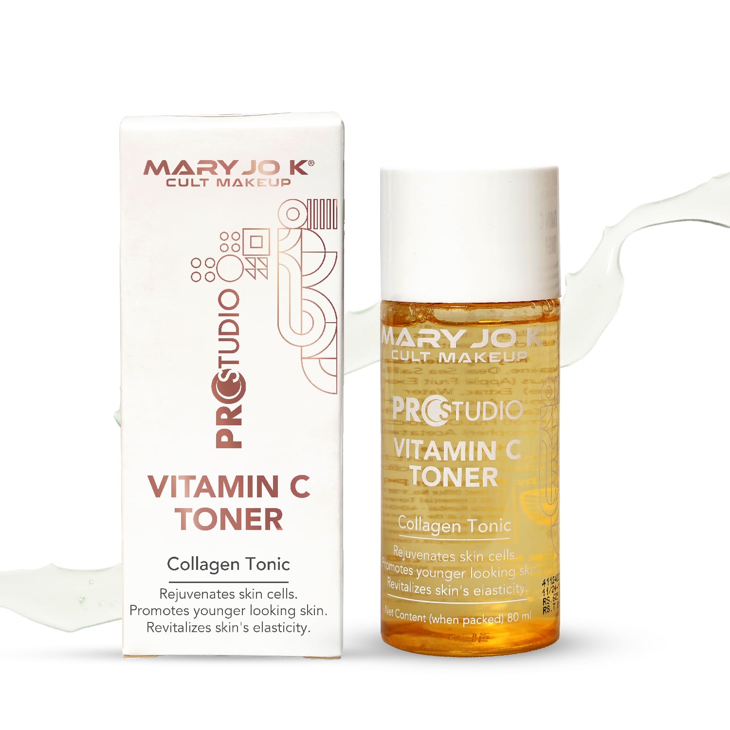 MARY JO K Vitamin C Toner | Hydrating & Brightening Toner with Antioxidants | Minimizes Pores | Evens Skin Tone | Preps Skin for Serums & Moisturiz