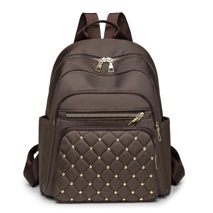 

Рюкзак Жіночий рюкзак дорожній водонепроникний маленький рюкзак коричневий