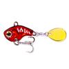 Submerged WaterVIBLure Bait Small Whirlwind Sequin Micro-Special Fake Bait for Bass and Pike, Long Casting, Saltwater and Freshw