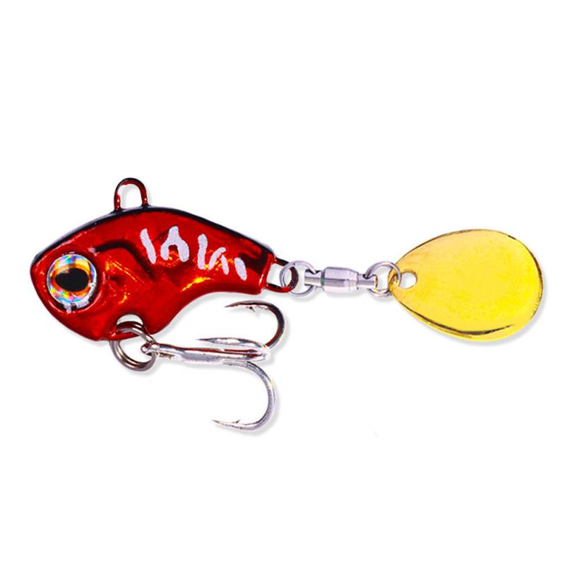 Submerged WaterVIBLure Bait Small Whirlwind Sequin Micro-Special Fake Bait for Bass and Pike, Long Casting, Saltwater and Freshw
