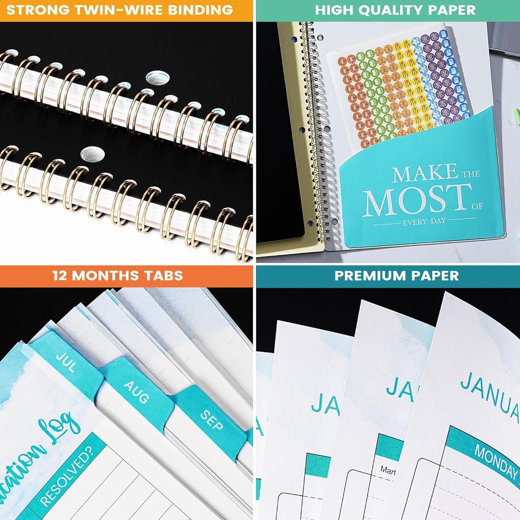 Student Planner 2025-2026 - Academic Planner 2025-2026, July 2025 - June 2026, 11" × 9", Weekly Lesson Planner, Monthly & Weekly School Planner for