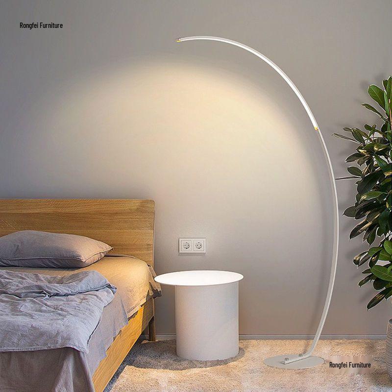 Designer LED Minimalist Arc Floor Lamp for Living Room