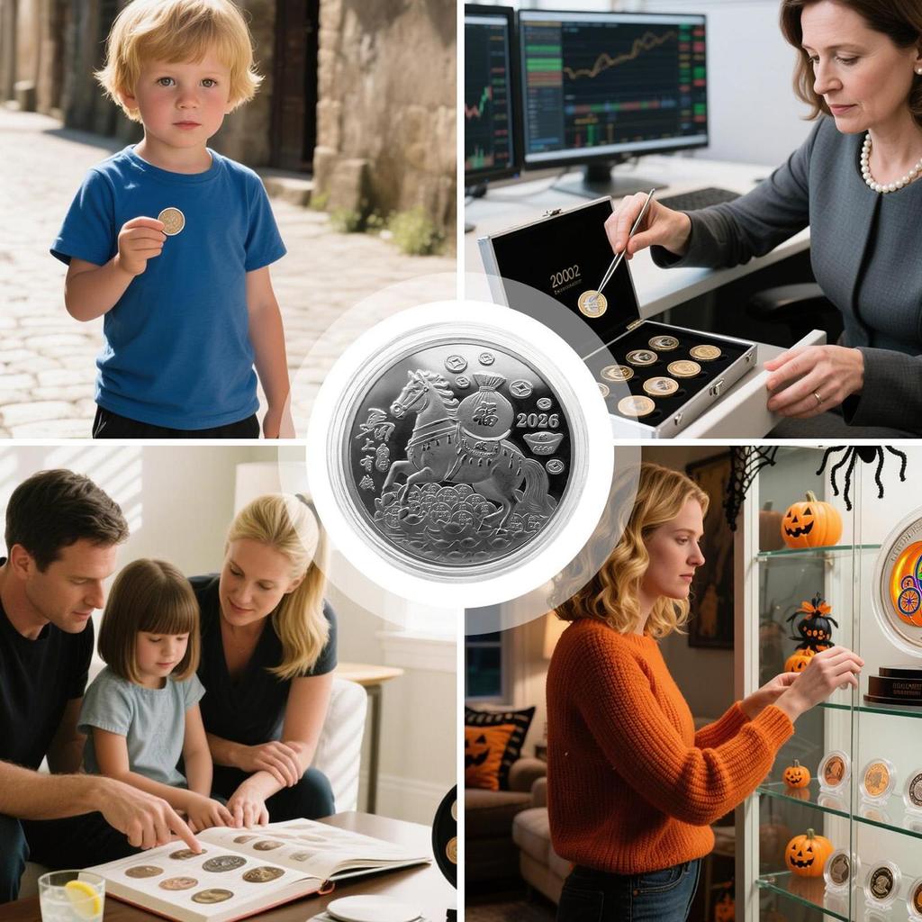 Coin for Collectors Chinese New Year Horse Coin 2026 Year of the Horse Souvenir Art for Kids Collecting Home Decor Collecting