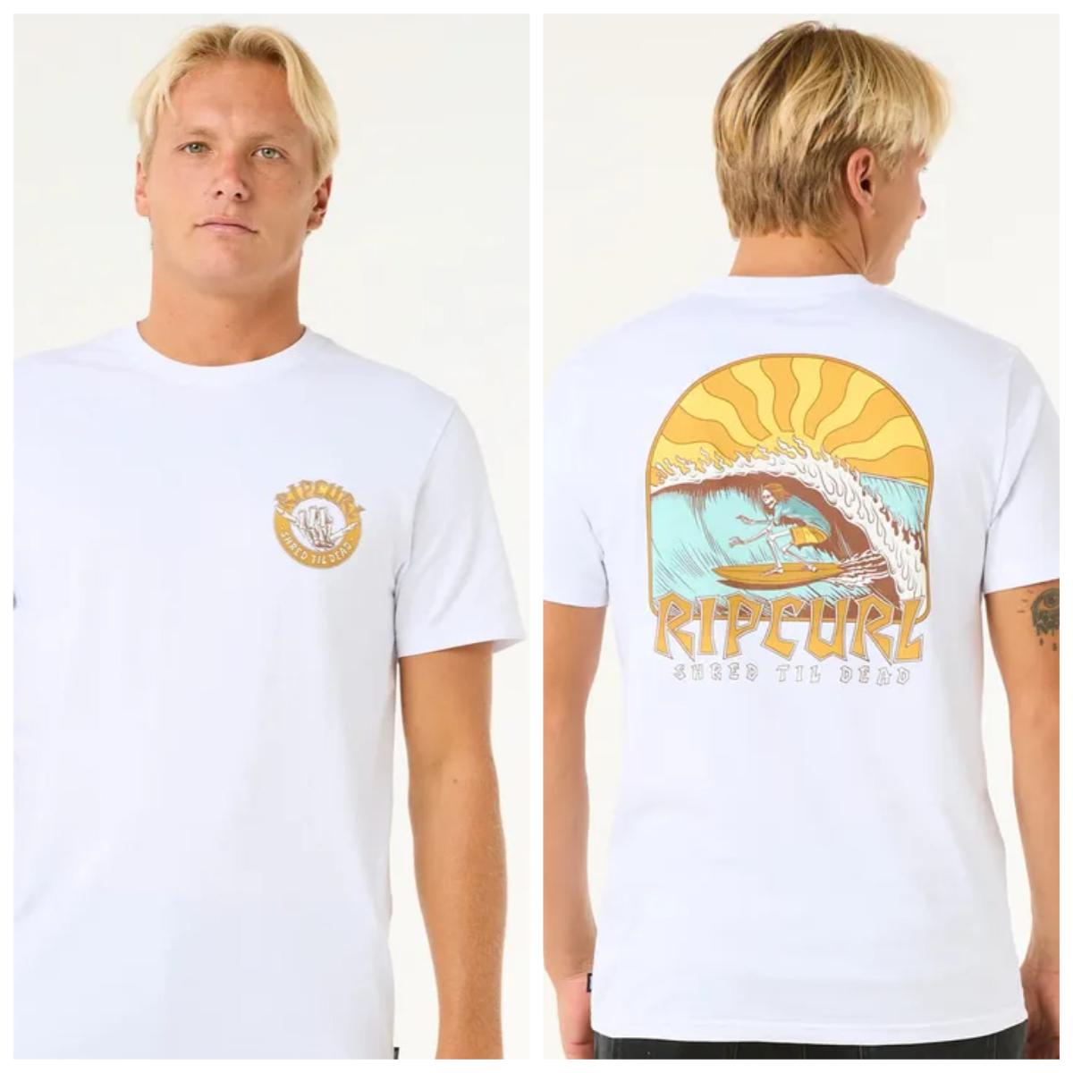 

Чоловіча футболка Ripcurl з принтом літер, коротким рукавом, нова, літня, для активного відпочинку, спорту, серфінгу, фітнесу. L