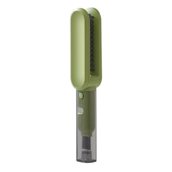 Cleaning Brush with Built-in Knife Edge Sharpener Safety Handle Double-Sided Design Cutlery Brush Sharp Blade Cleaning Tool