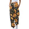 Women's Sports Pants With Pockets Fashion Halloween Print Elastic Waist Pants Casual Sweatpants Pants