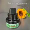 Universal Leather Care: Black Genuine Leather Polish with Nourishing Lanolin.