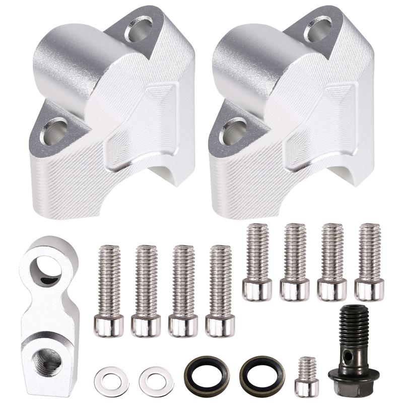 A58X-Motorcycle Accessories Handlebar Riser Drag Handle Bar Clamp Extend Adapter For CFMOTO 800MT 700MT 450MT