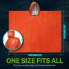 9Pcs Emergency Survival Kit Includes Thermal Bivvy Bag, Poncho, Tent, Whistles & Storage Bags. Heat-Retaining Design For Camping